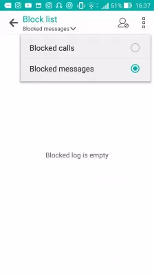 ¿Cómo bloquear el SMS de un llamante desde un número en Android? : Lista de mensajes bloqueados