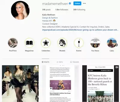 15 influencerów pokazuje nam swoje profile na Instagramie - i daje nam swój sekretny sos : @madamemethven na Instagramie