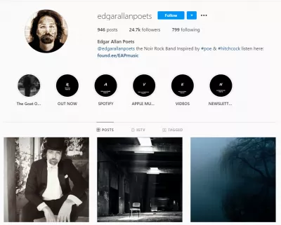 15位網紅給我們展示了他們的Instagram個人資料-並給我們了他們的秘密醬料 : Instagram上的@edgarallanpoets