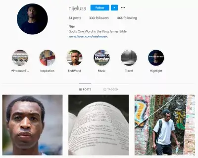 15 influenceurs nous montrent leurs profils Instagram - et nous donnent leur sauce secrète : @nijelusa sur Instagram