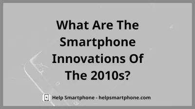 Inovácie smartfónov v roku 2010 (Infographic) : Osoba, ktorá drží smartphone