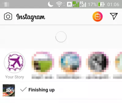 Instagram Video Upload Stock을 푸는 방법은 무엇입니까? : 다시 설치 한 후 동영상 업로드가 성공적으로 완료되었습니다.