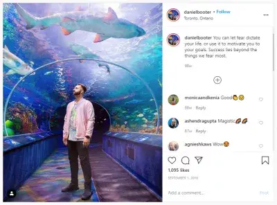 7 ietekmētāji rāda mums savu komentētāko Instagram ziņu : @danielbooter visvairāk komentēja Instagram attēlu
