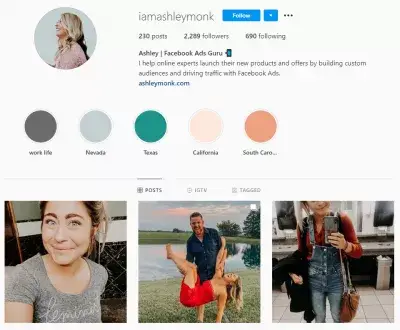 15 ekspertë japin një këshillë të tyre për të marrë më shumë ndjekës në Instagram : @iamashleymonk në Instagram