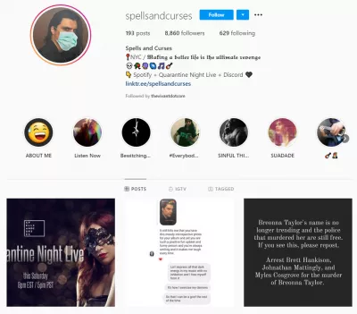 15 ekspertów daje jedną wskazówkę, aby zdobyć więcej obserwujących na Instagramie : @spellsandcurses na Instagramie