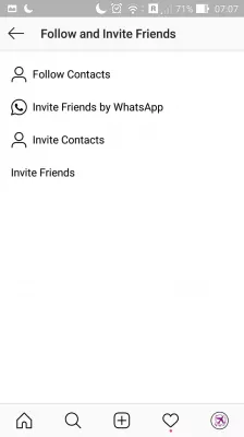 כיצד לשתף סרטוני Instagram על מצב WhatsApp : כיצד לשתף את דף Instagram על? To share Instagram page on whatsapp, go to invite friends to WhatsApp