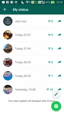 Så här delar du Instagram-videor på WhatsApp-status : Hur många människor har sett statusen
