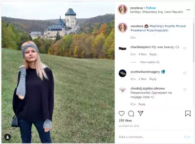 如何创建最好的Instagram图片帖子？ : Olga Ceceleva：捷克共和国的Karlstejn Castlei