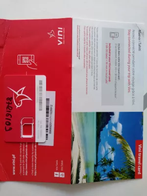 بطاقة SIM VINI بولينيزيا الفرنسية ، كيف يكون لديك الإنترنت عبر الهاتف النقال في تاهيتي؟ : بطاقة سفر VINI للوصول إلى الإنترنت عبر الهاتف النقال في بولينيزيا الفرنسية