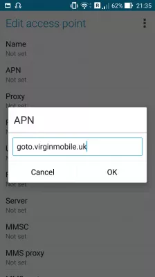 वर्जिन मोबाइल इंटरनेट सक्रियण कोड : VIRGIN मोबाइल APN सेटिंग्स क्या हैं for UK